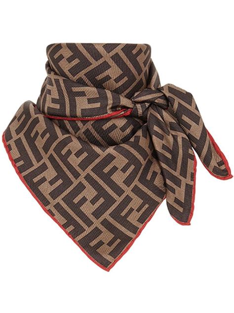 foulard donna fendi|fendi scarf women.